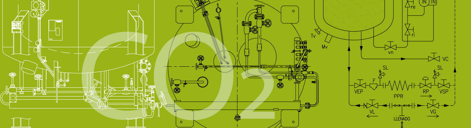 Cryogenic tanks for CO2